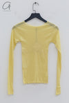 BASERANGE Tabby Star Long Sleeve T-Shirt Portugal BAS-TOTA-CG-SU24-ONE YELLOW